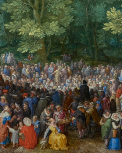 The Sermon on the Mount, Jan Brueghel the Elder, 1598, 
The J. Paul Getty Museum, Los Angeles.